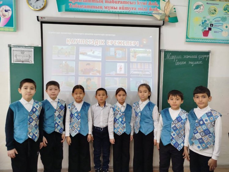 " Үйдегі ойын: қауіпсіздік шараларын сақтау" тақырыбында тәрбие сағаты