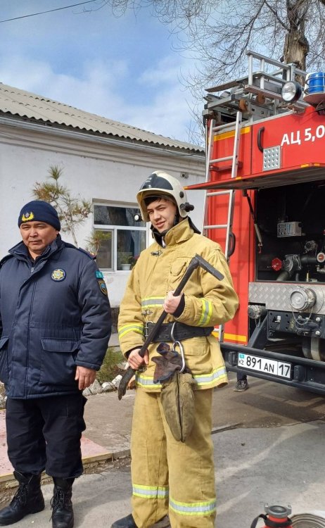 Шымкентте өрт тактикалық оқу-жаттығу өтті