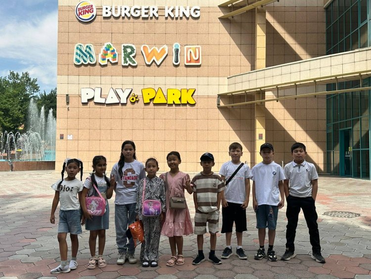 МЕКТЕП ЖАНЫНДАҒЫ "БОЛАШАҚ" ЖАЗҒЫ ЛАГЕРЬ