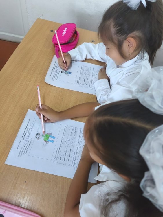 1-сынып білім алушыларымен психологиялық диагностикалау жұмыстары