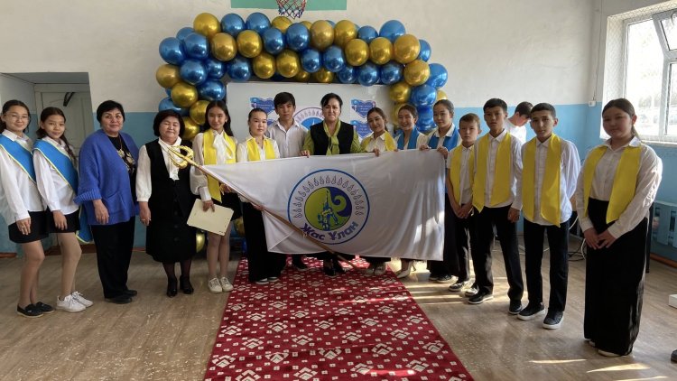 МЕКТЕП КЛУБЫНЫҢ ПРЕЗИДЕНТІН ҰЛЫҚТАУ  РӘСІМІ ӨТТІ